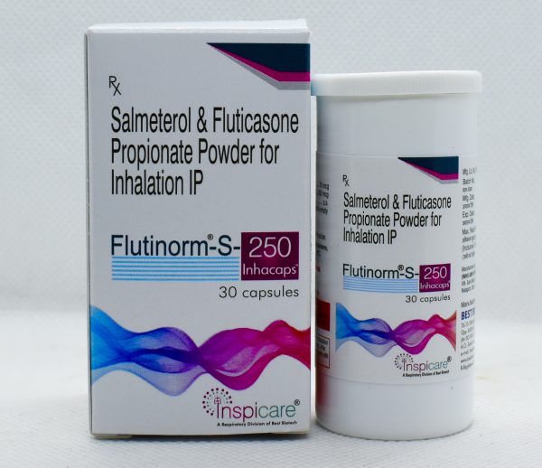 FLUTINORM-S-250 Inhacaps(DPI)
